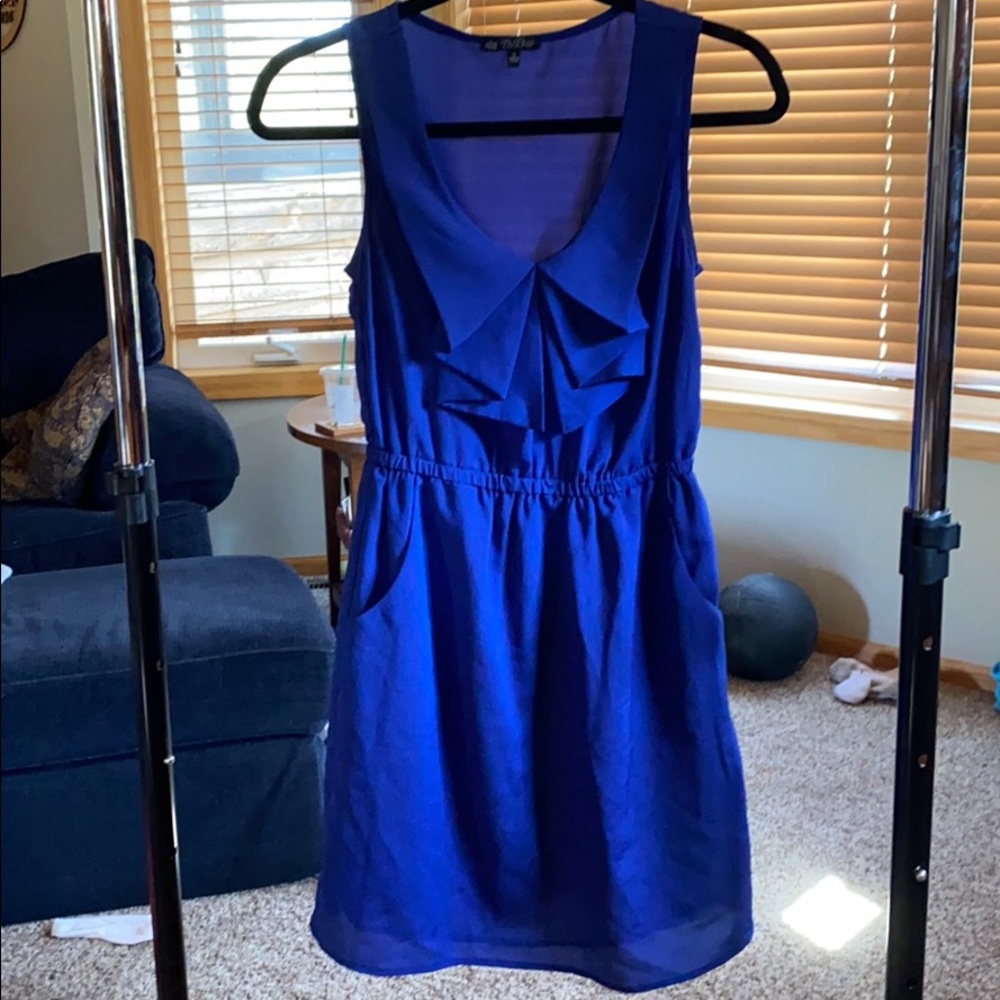 BLUE MINI DRESS